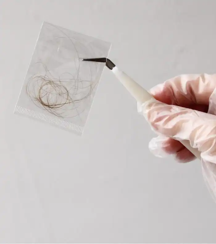 Are You Tired of Feeling Tired? How Hair Analysis Can Unlock the Root Cause of Your Fatigue Hand holding a hair sample